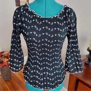 Black and White Women's Top